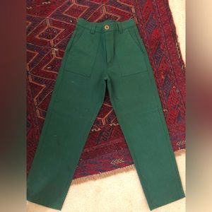 Beaton Utility Pants in Forest Denim